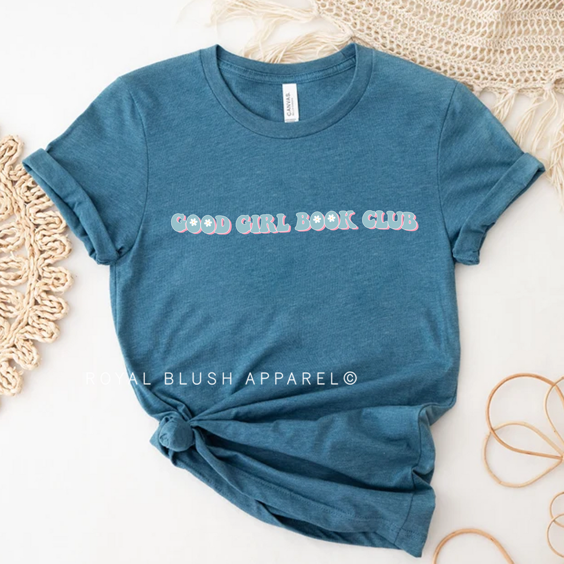 Good Girl Book Club T-shirt unisexe décontracté