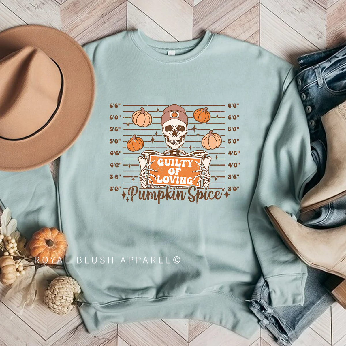 Guilty Of Loving Pumpkin Spice Babe halloween sweatshirt