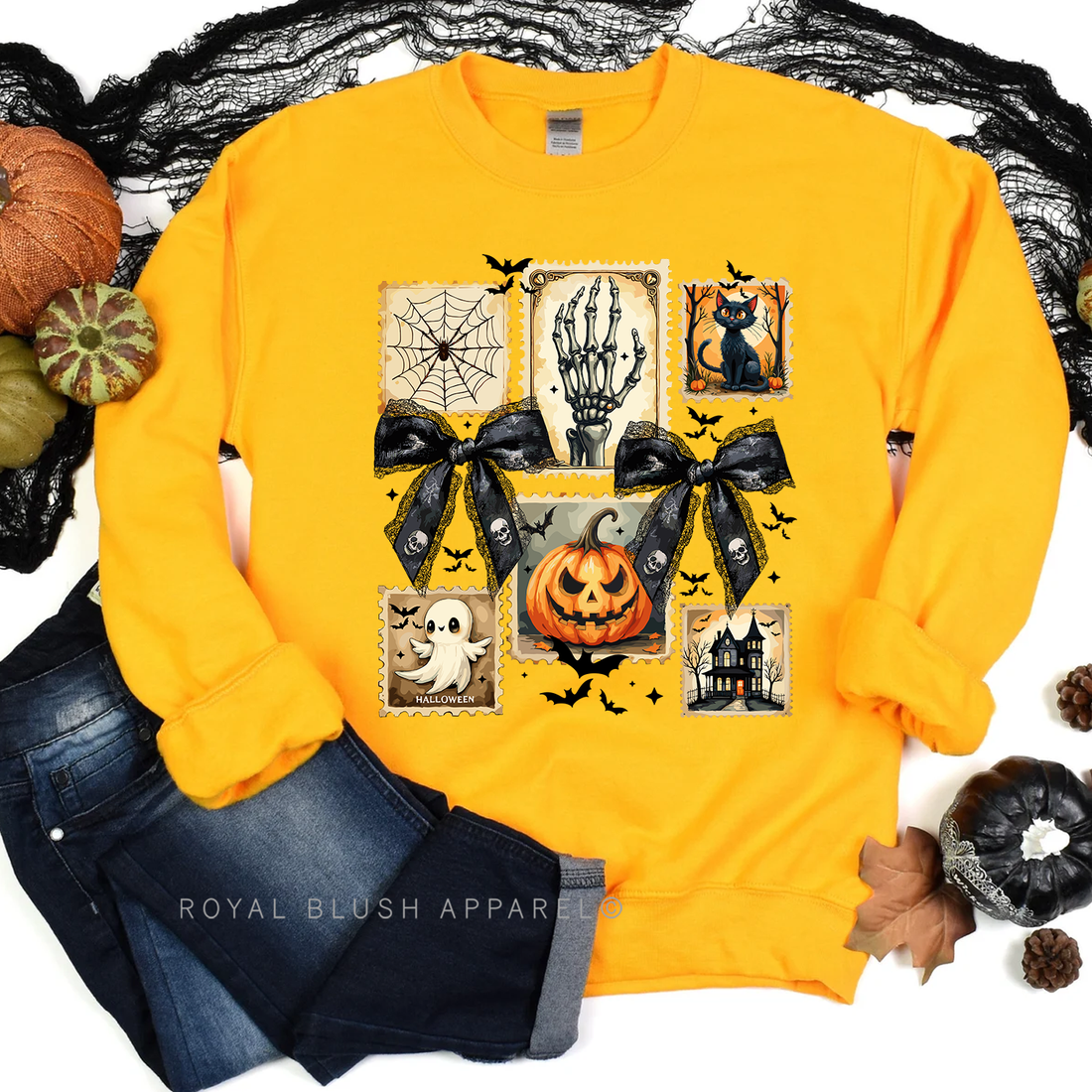 Halloween Stamps Sweatshirt