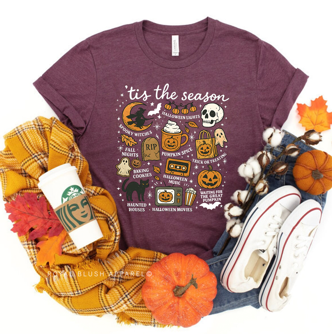 Halloween Lights Relaxed Unisex T-shirt