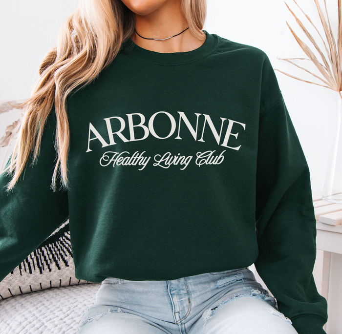 Arbonne Healthy Living Club graphic sweatshirt