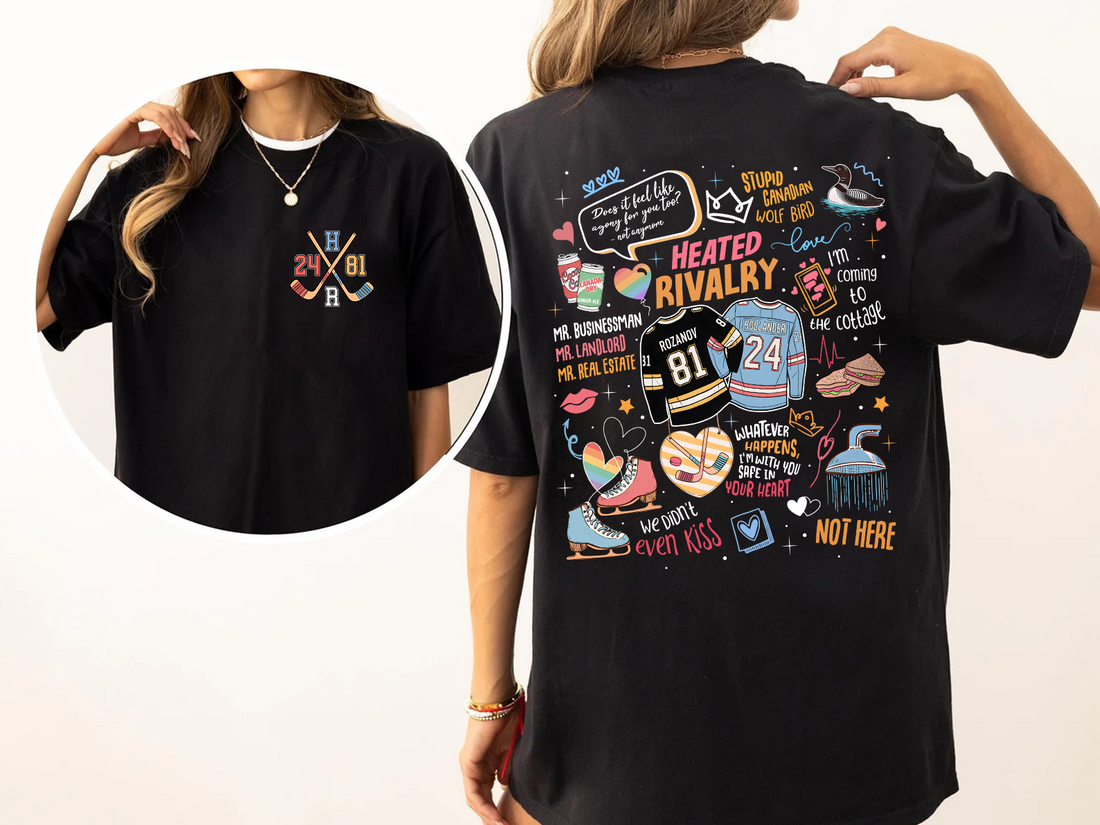 Collage Heated Rivalry Relaxed Unisex T-shirt