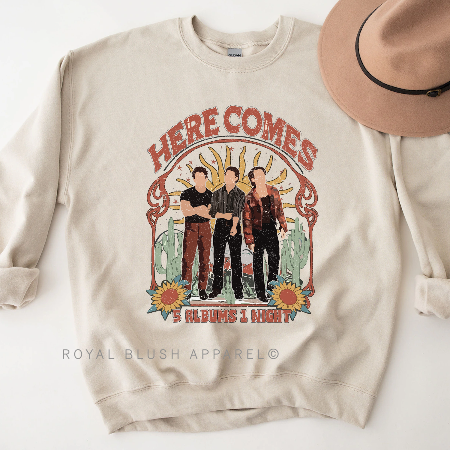 Here Comes 5 Albums 1 Night Night Sweatshirt