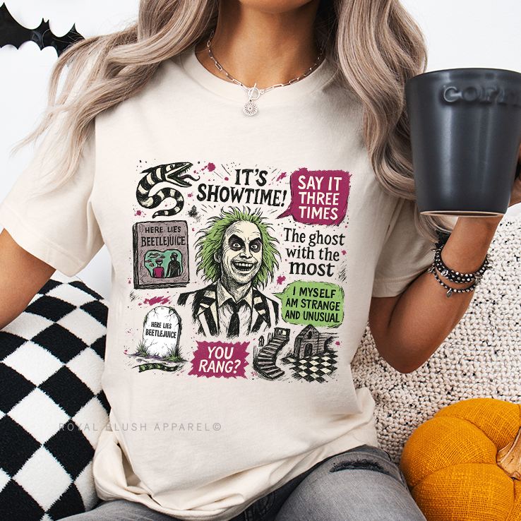 Here Lies Beetlejuice Relaxed Unisex T-shirt