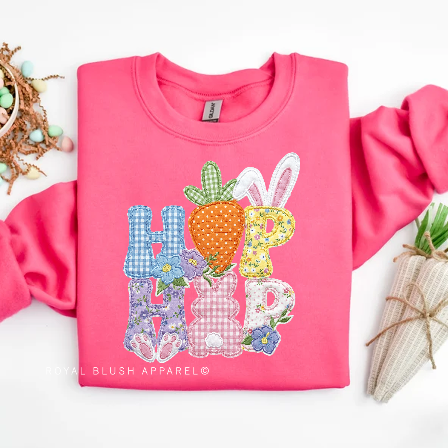 Hip Hop Faux Quilted Sweatshirt