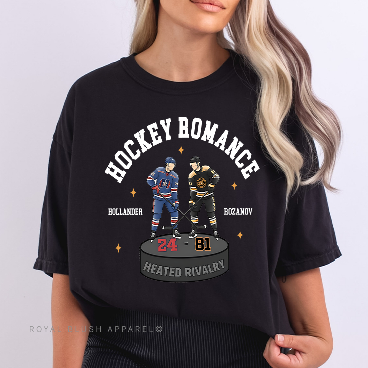 Puck Drop Heated Rivalry Relaxed Unisex T-shirt