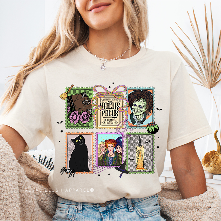 Hocus Pocus Stamps Relaxed Unisex T-shirt