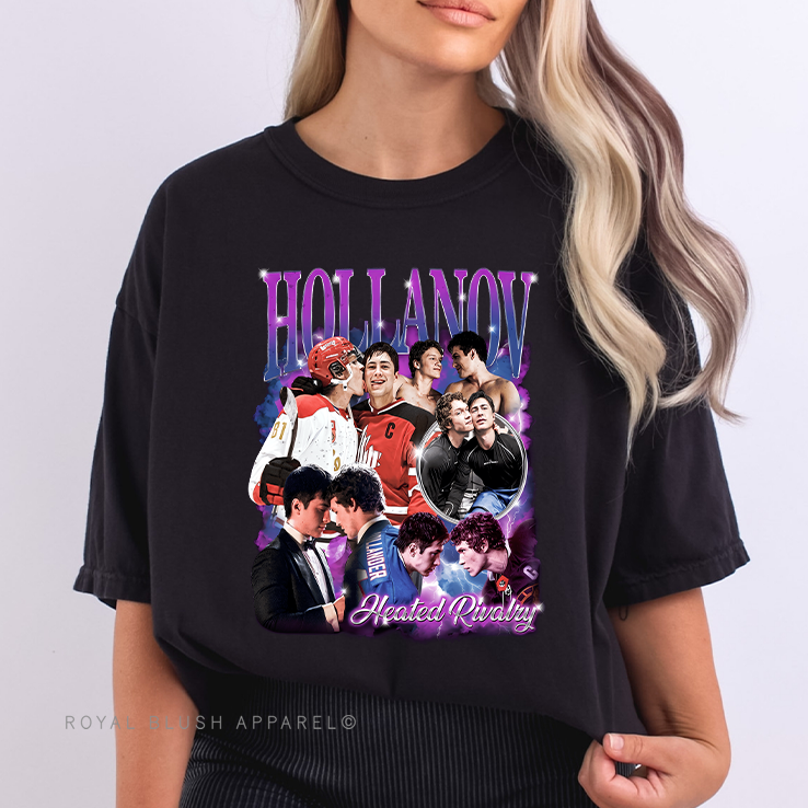 Hollanov Bootleg Heated Rivalry Relaxed Unisex T-shirt