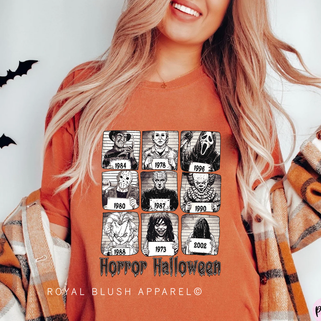 Horror Halloween Mugshot Relaxed Unisex T-shirt