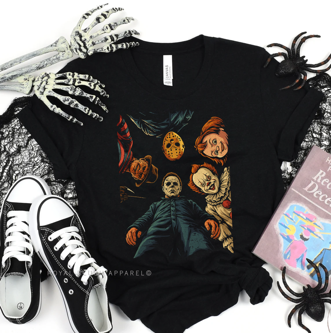 Horror Huddle Relaxed Unisex T-shirt