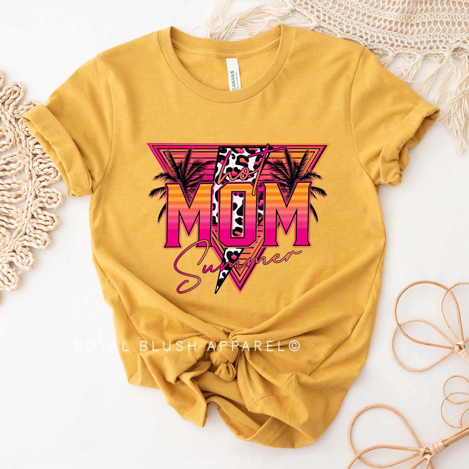 Hot Mom Summer Relaxed Unisex T-shirt