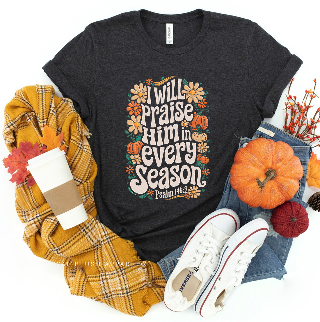 I Will Praise Him In Every Season Relaxed Unisex T-shirt