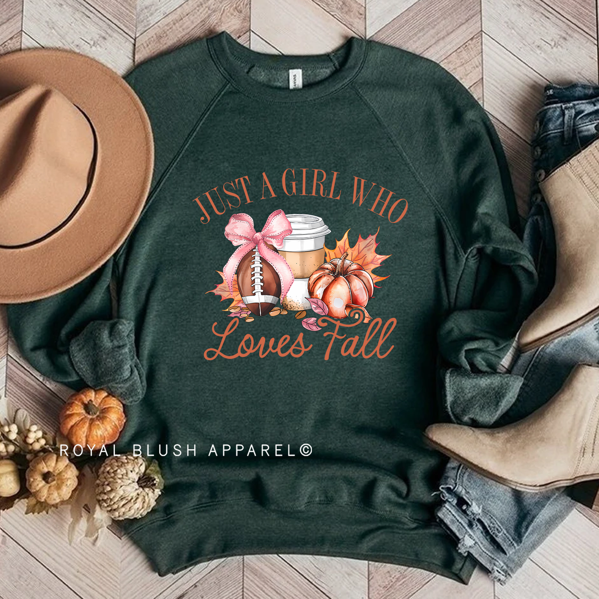 Just A Girl Who Loves Fall Babe fall sweatshirt