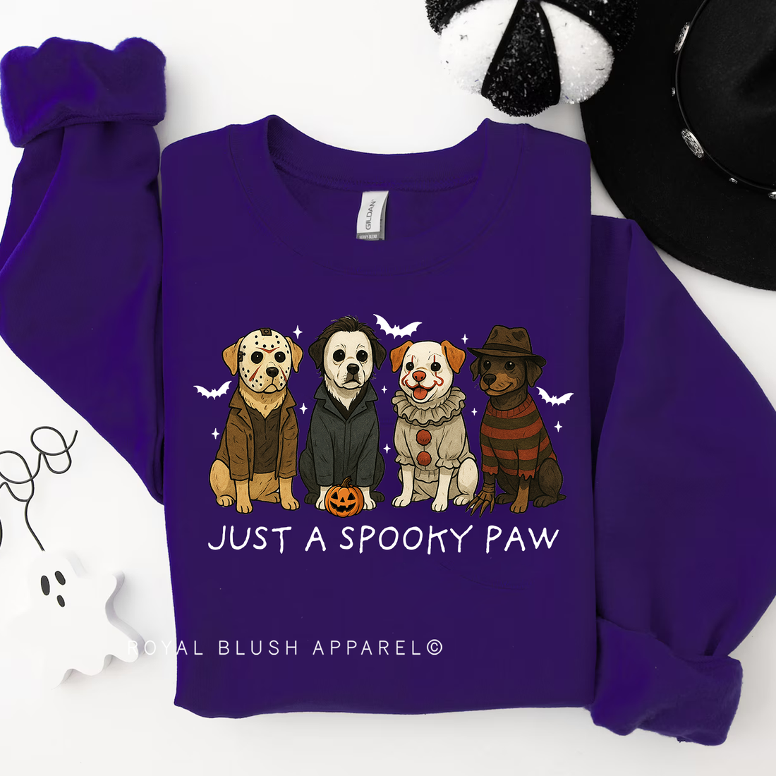 Just A Spooky Paw Sweatshirt