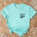 Just One More Chapter graphic T-shirt
