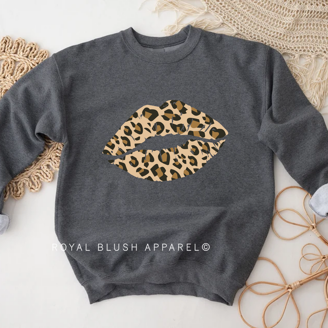 Leopard Lips Sweat-shirt