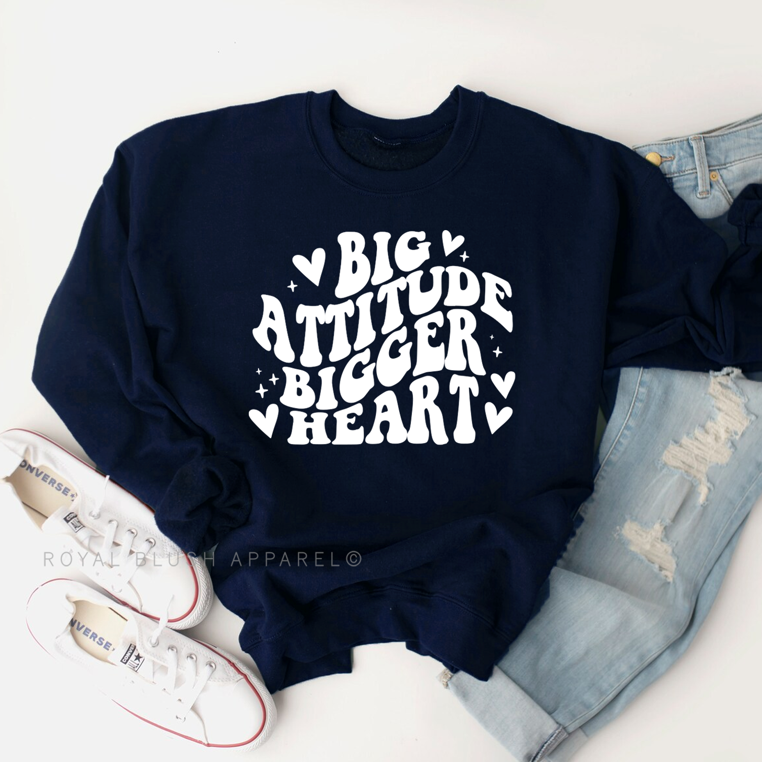 Big Attitude Bigger Heart Sweatshirt