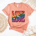 Love Is Love graphic T-shirt