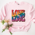 Love Is Love graphic sweatshirt