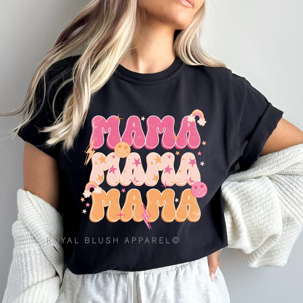 Stars Mama X3 mama T-shirt