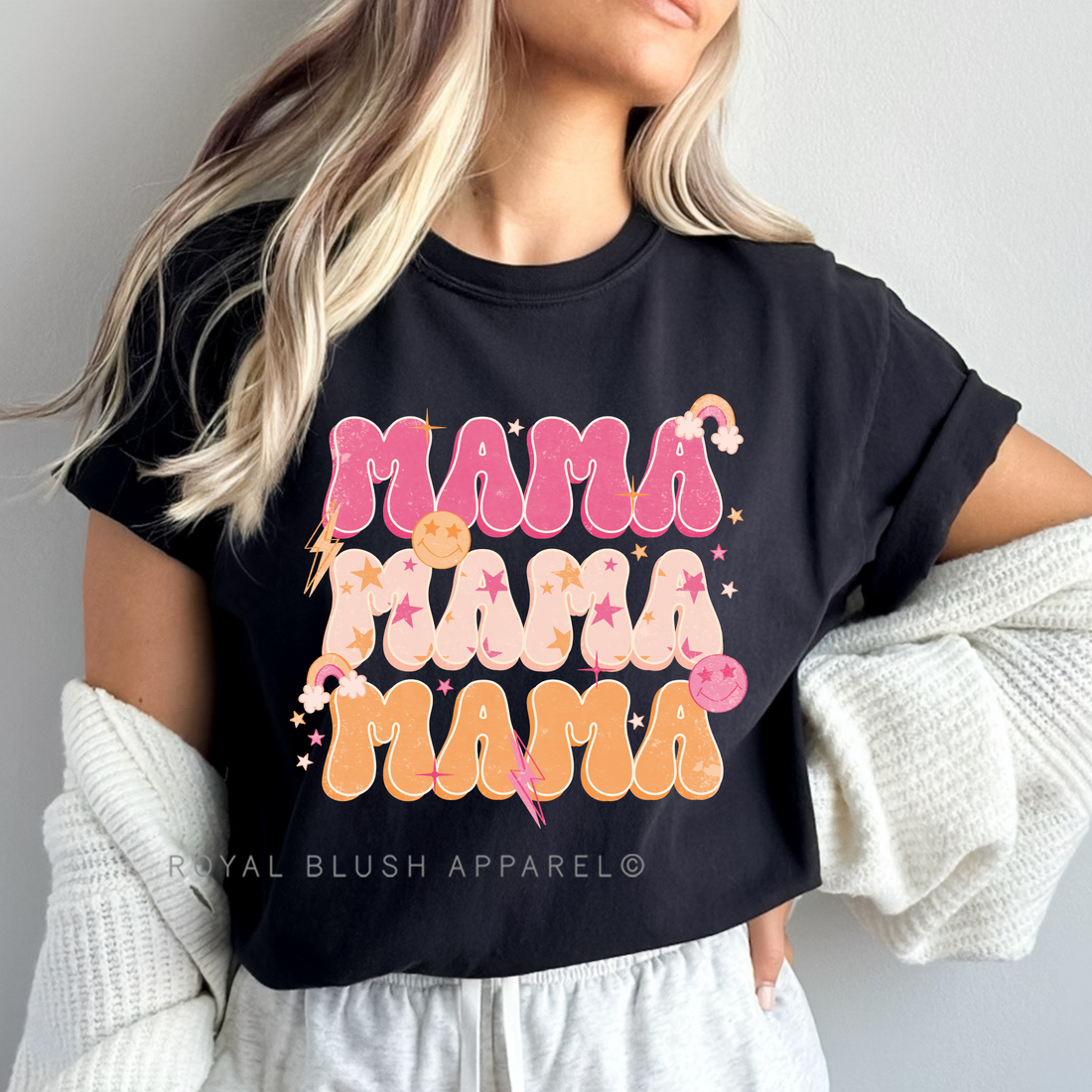 Stars Mama X3 Relaxed Unisex T-shirt