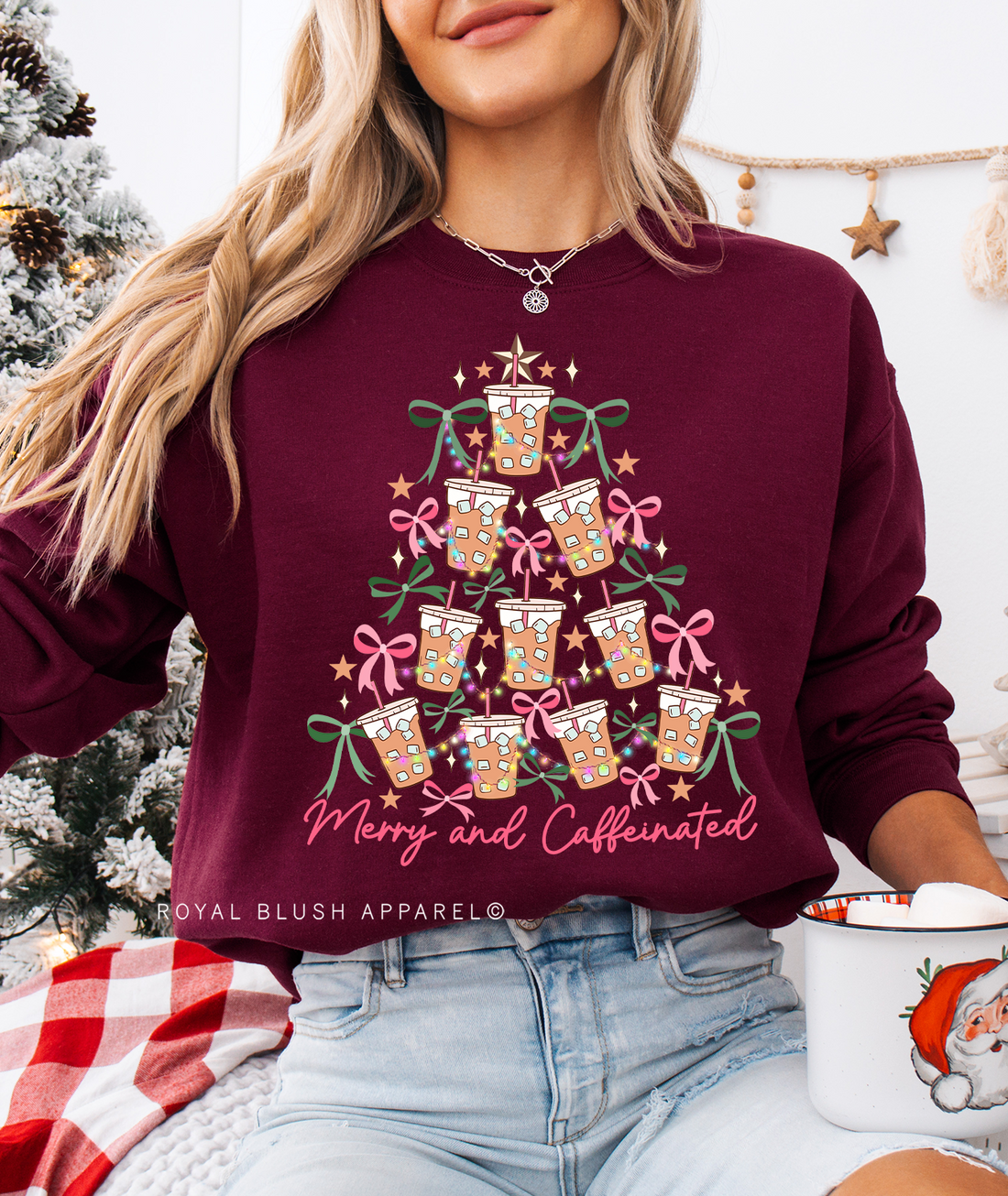Merry And Caffeinated Sweatshirt