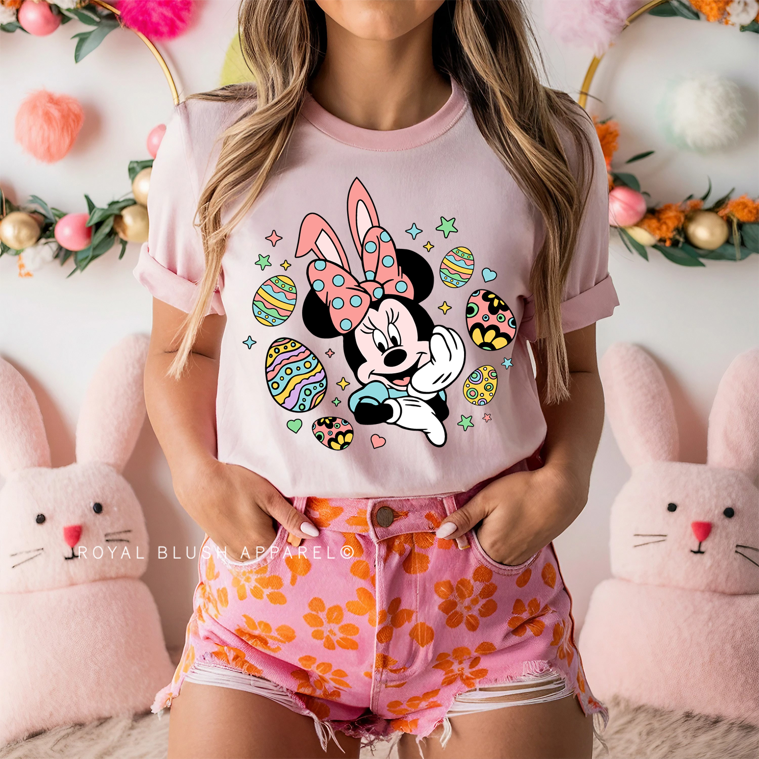 Minnie Easter Relaxed Unisex T-shirt