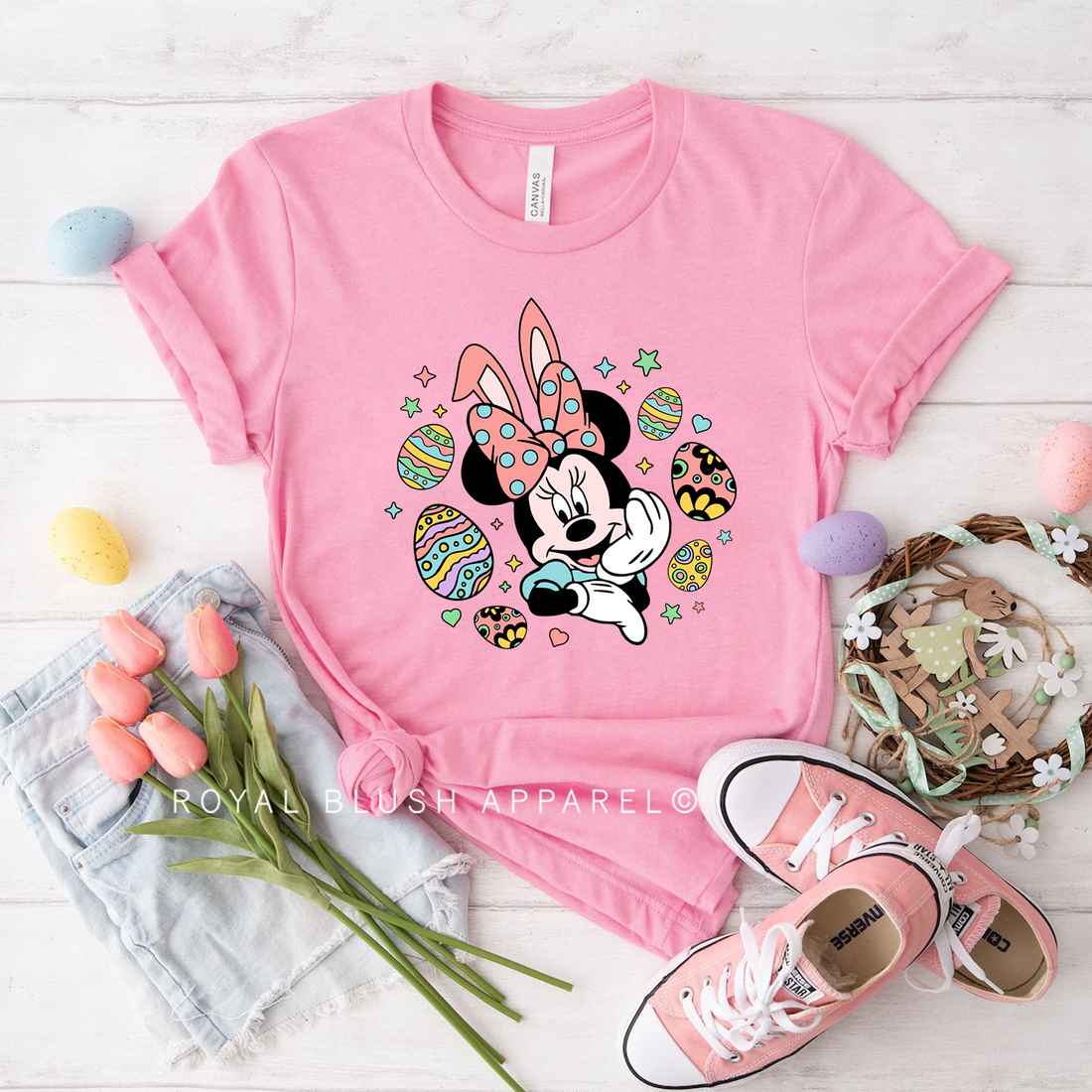 Minnie Easter Relaxed Unisex T-shirt