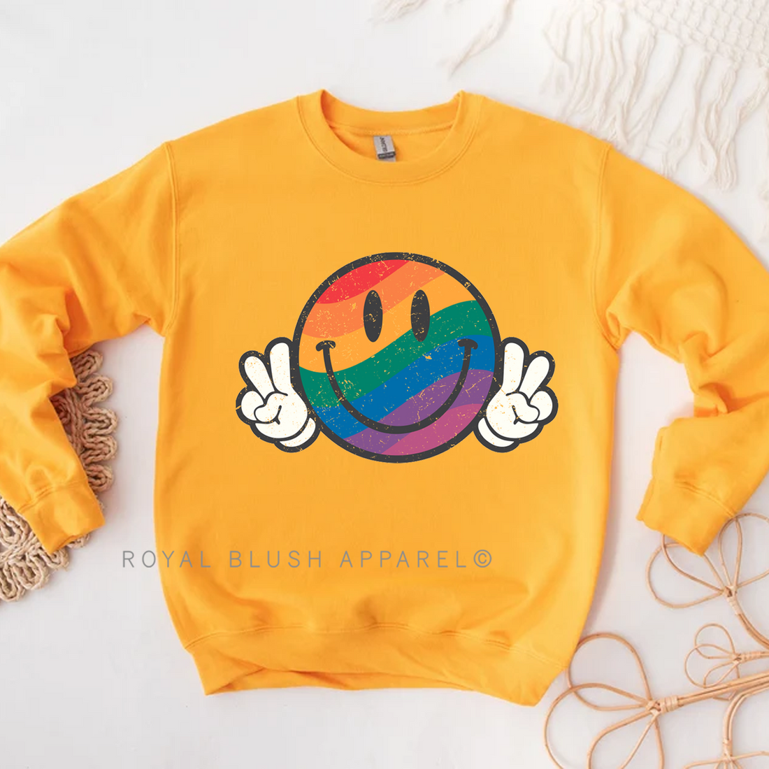 Sweat-shirt Smiley Pride