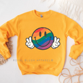 Smiley Pride graphic sweatshirt