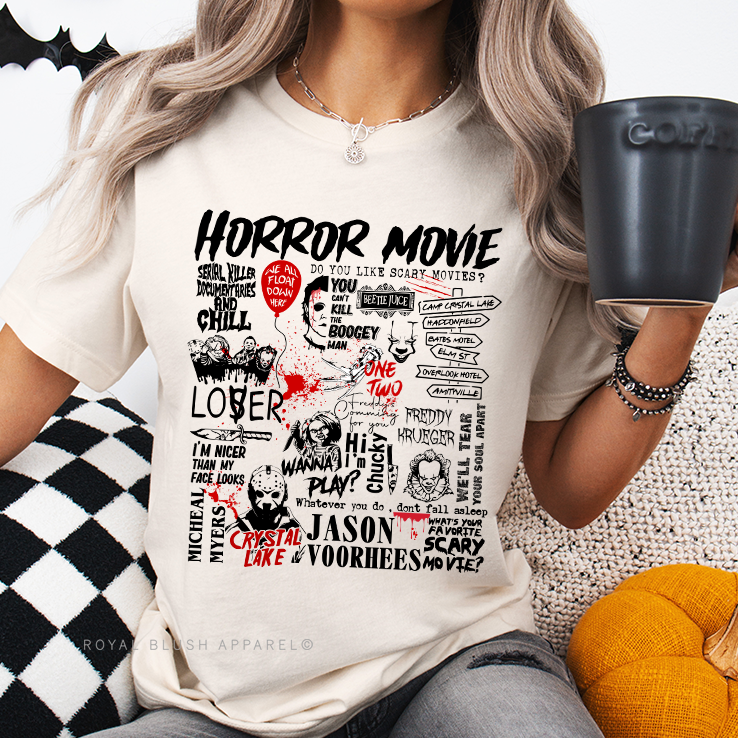 Red Balloon Horror Movies Relaxed Unisex T-shirt