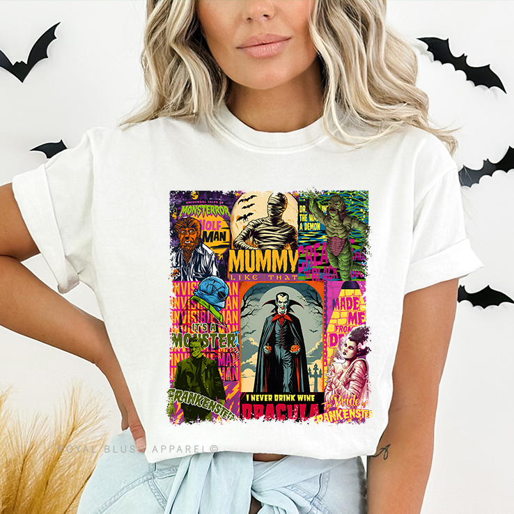 Retro Monsters Relaxed Unisex T-shirt