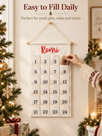 Personalized Hanging Advent Calendar