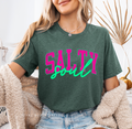 Salty Soul graphic T-shirt