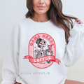 Pink Skeleton Mama Needs Coffee mama sweatshirt