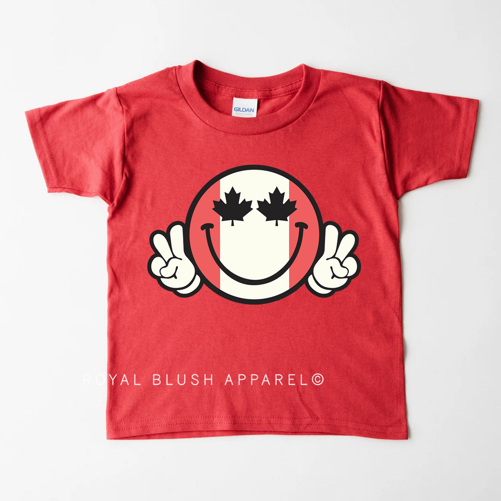 Smiley Canada youth T-shirt