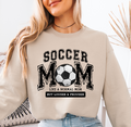Soccer Mom Louder & Prouder mama sweatshirt