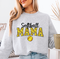 Softball Mama mama sweatshirt