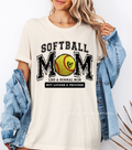 Softball Mom Louder & Prouder mama T-shirt