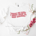 Sorry I'm Late I Didn't Want To Stop Reading bookish sweatshirt
