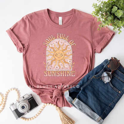 Soul Full Of Sunshine T-shirt unisexe décontracté