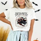 I Put A Spell On You Halloween graphic T-shirt mockup.