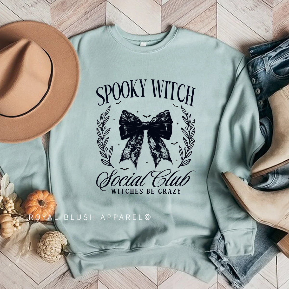 Spooky Witch Social Club Babe halloween sweatshirt