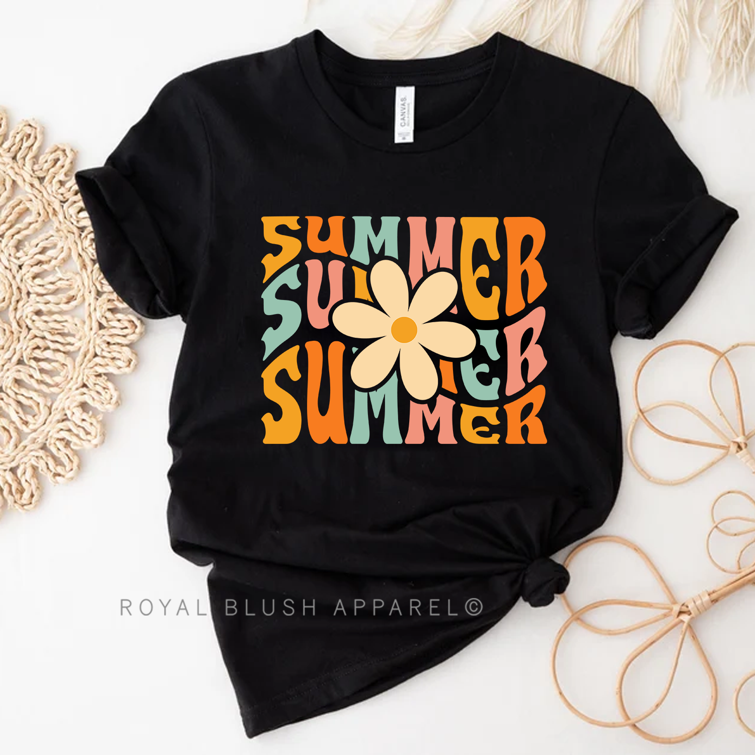 Summer Daisy Relaxed Unisex T-shirt