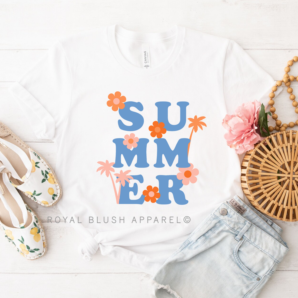 Summer Retro graphic T-shirt