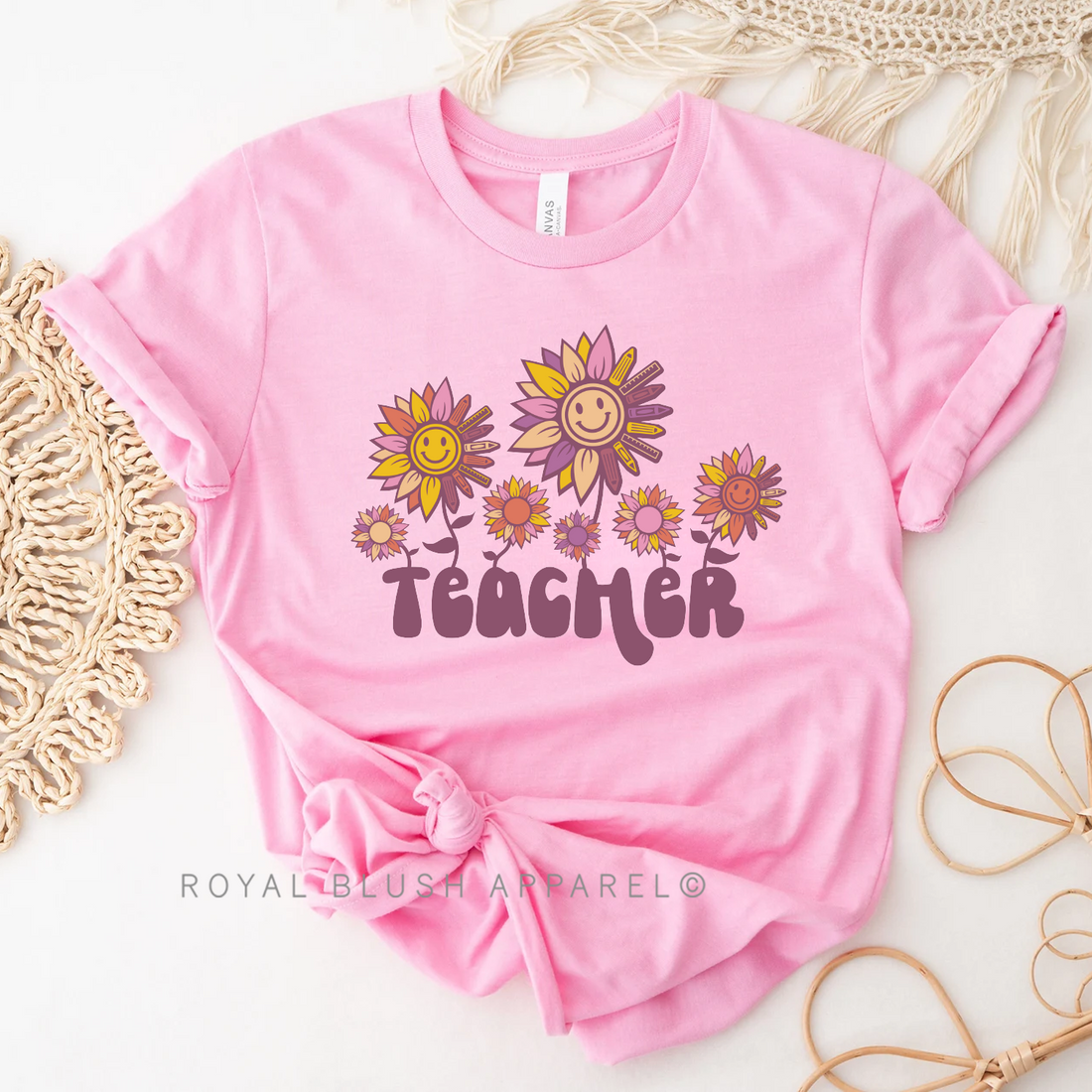 Sunflower Teacher Relaxed Unisex T-shirt