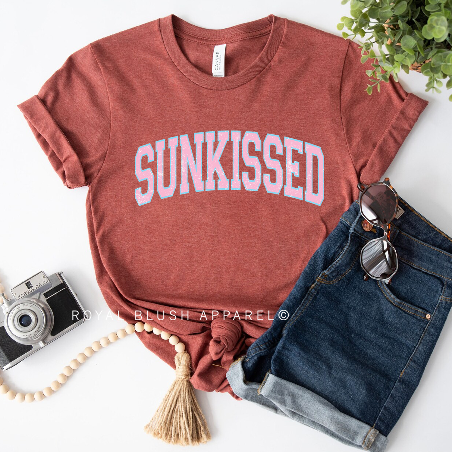 T-shirt unisexe décontracté Sunkissed