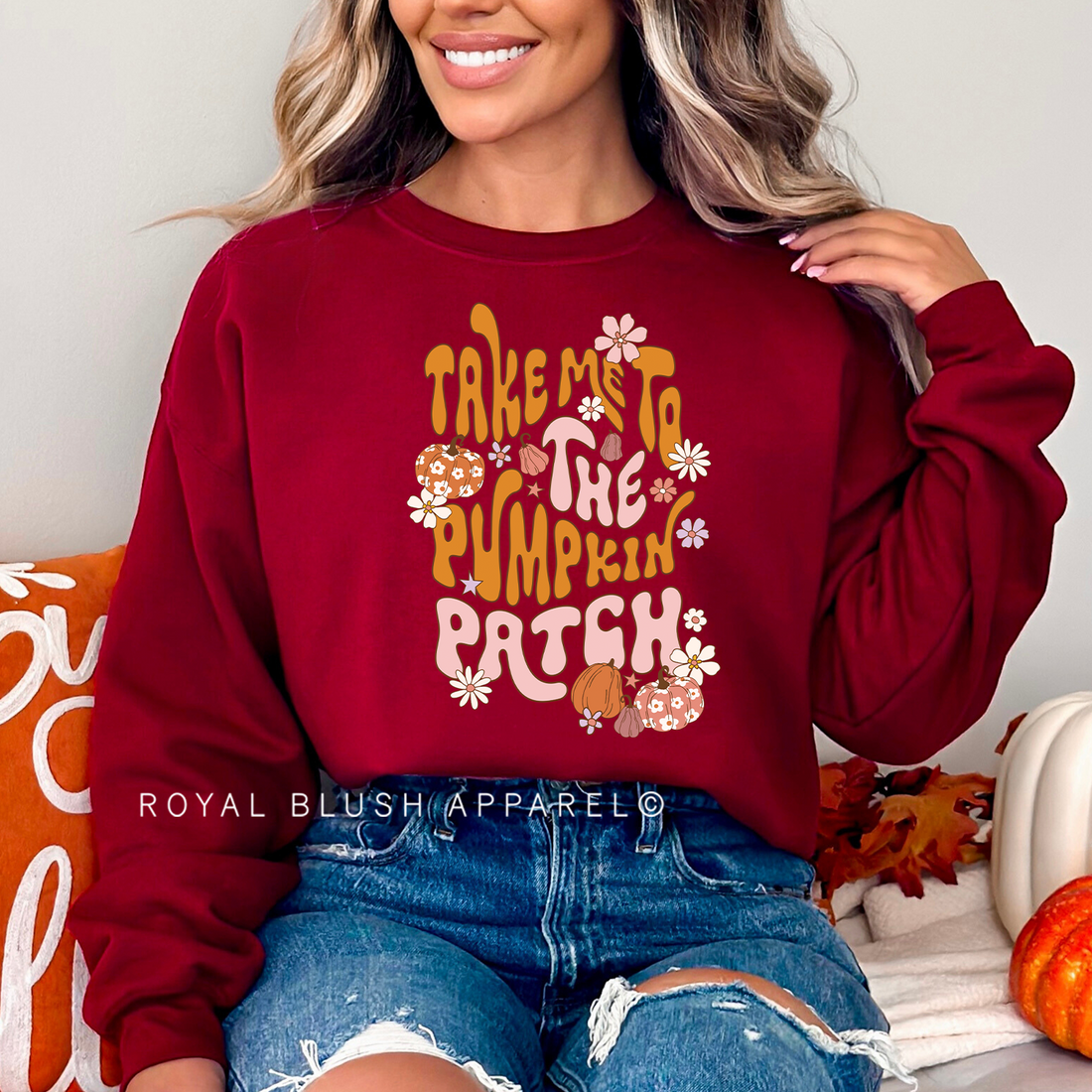 Take Me To The Pumpkin Patch Sweatshirt