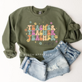 Teacher Vibes teacher sweatshirt