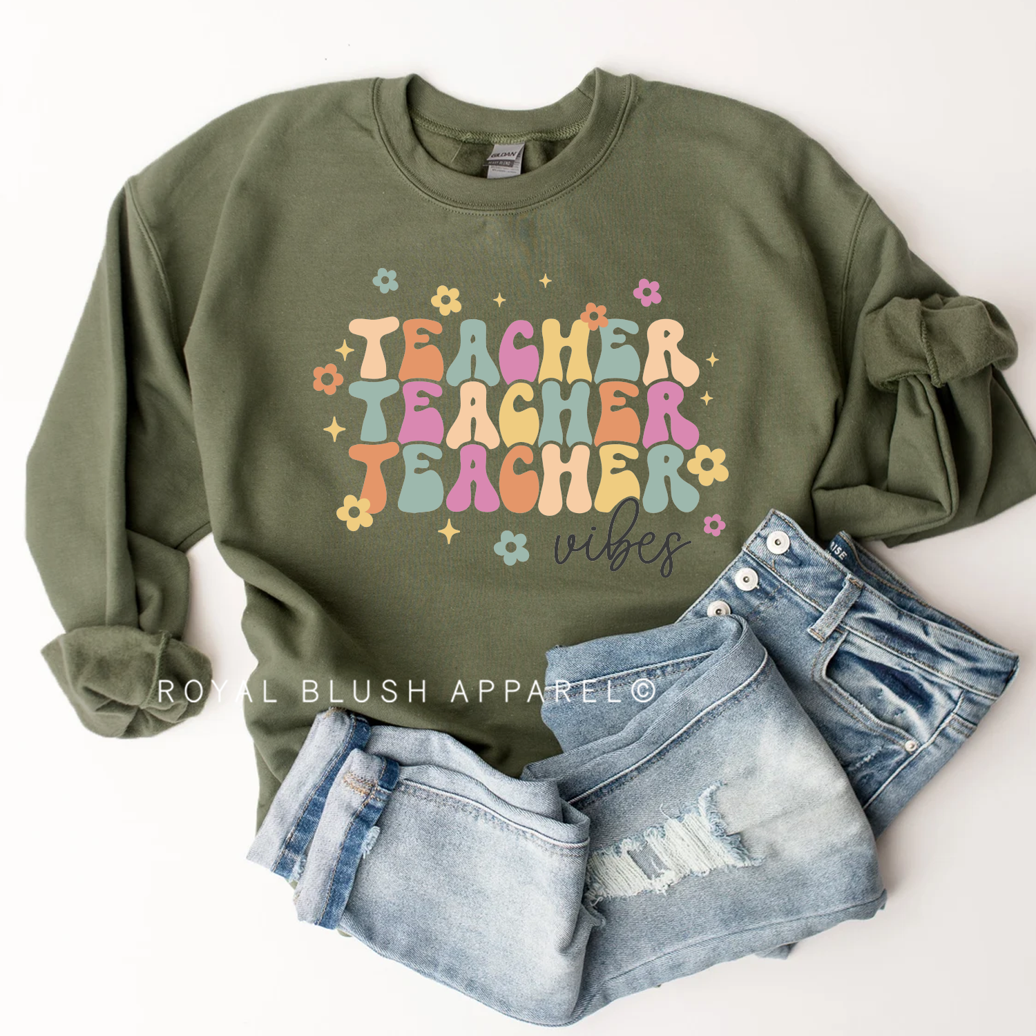 Sweat-shirt Teacher Vibes